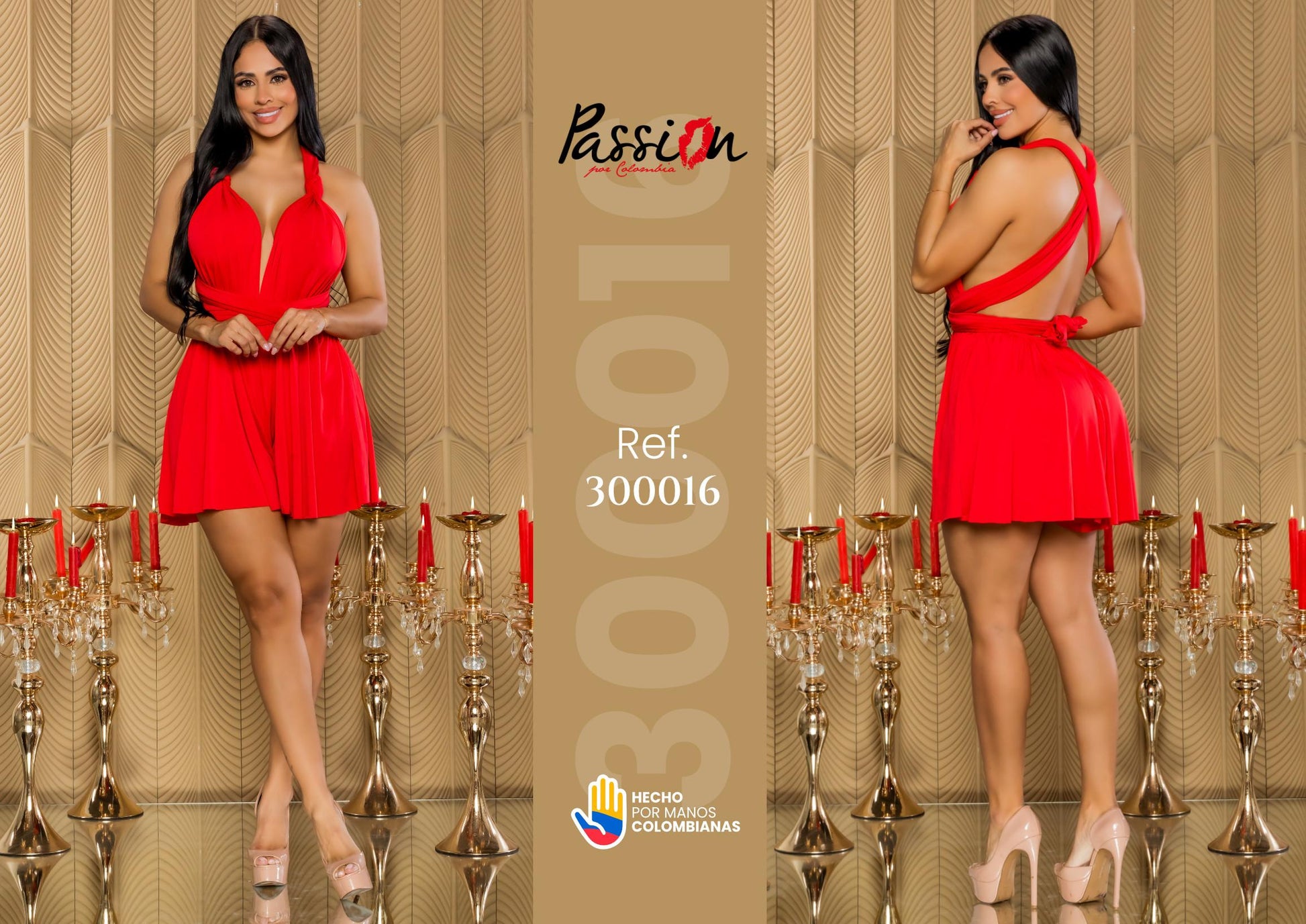 Ref. 048 -300016 Vestido Sexy - ropacolombianaeneuropa