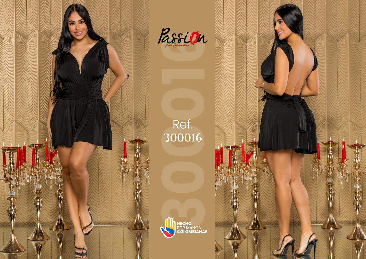 Ref. 048 -300016 Vestido Sexy - ropacolombianaeneuropa