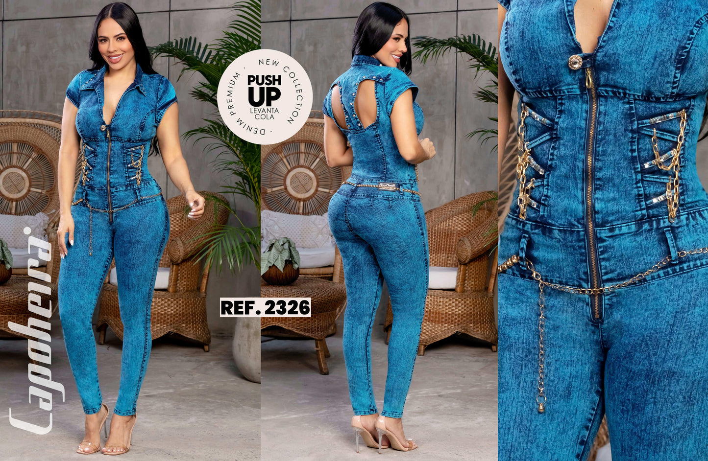 Ref. 006 -2326 ENTERIZO COLOMBIANO LEVANTA COLA - ropacolombianaeneuropa
