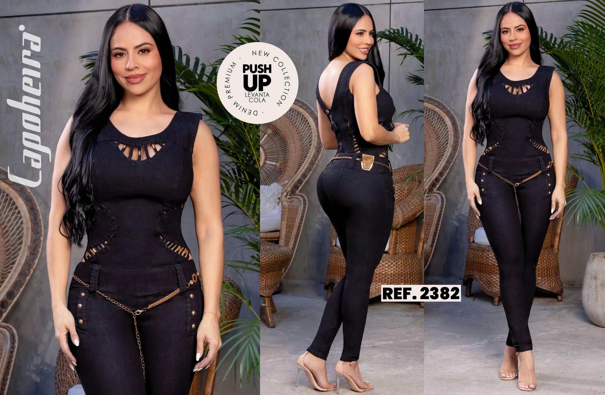 Ref. 006 -2382 ENTERIZO COLOMBIANO  LARGO LEVANTA COLA MANGA CORTA - ropacolombianaeneuropa