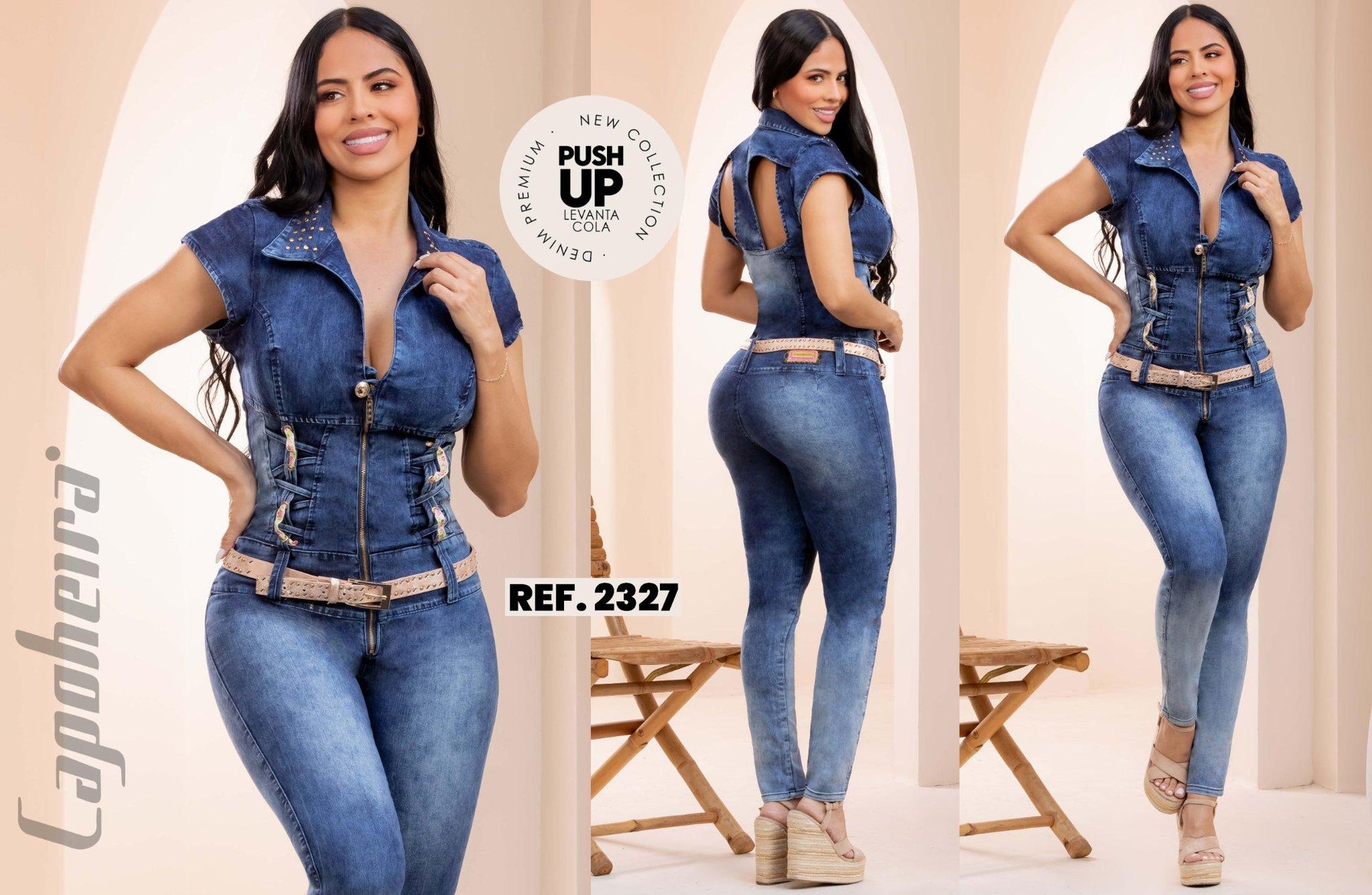 Ref. 006 -2327 ENTERIZO COLOMBIANO LEVANTACOLA - ropacolombianaeneuropa
