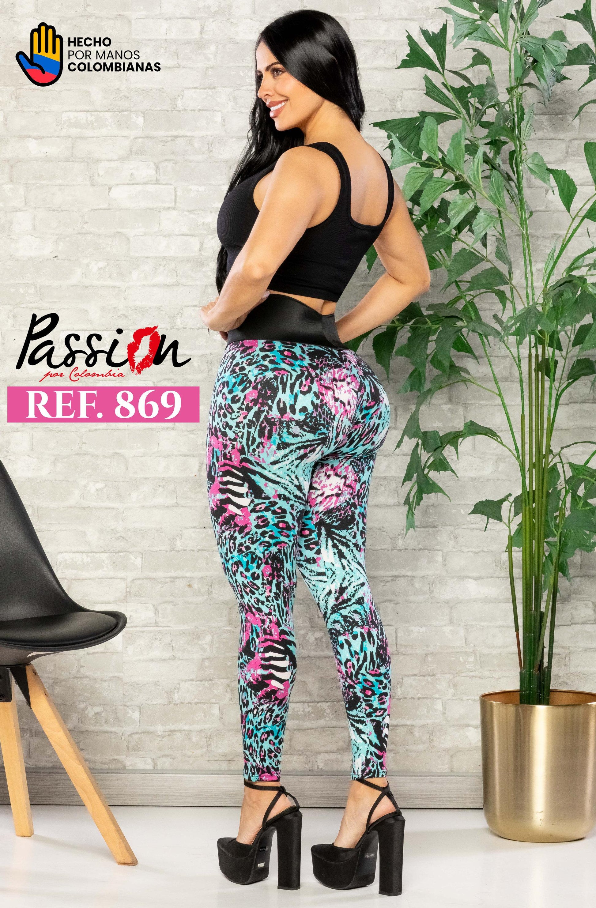 Ref. 008 -869 Leggings Reductor Push up - ropacolombianaeneuropa