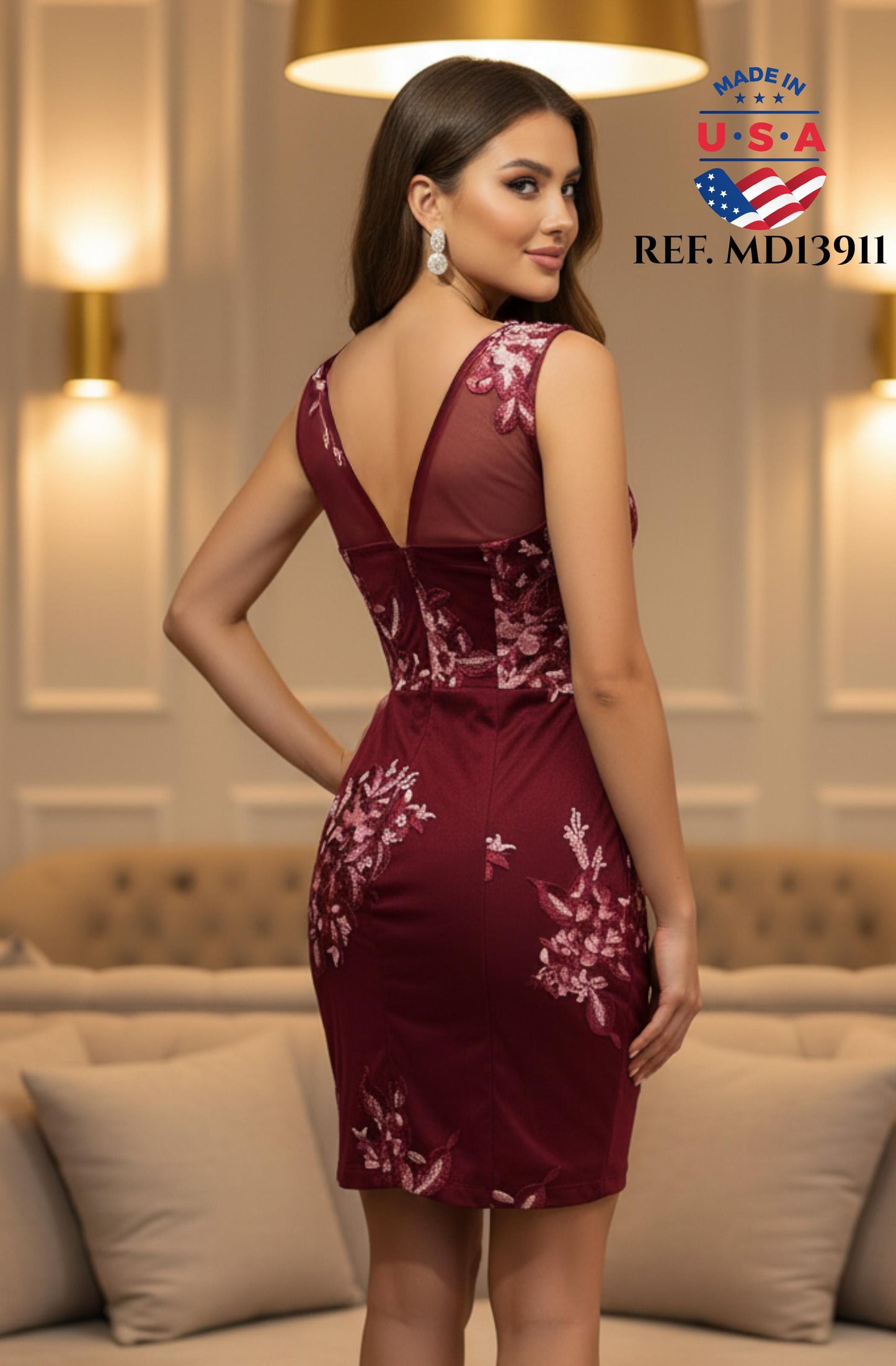 Ref. 003 -MD13911 Vestido sexy