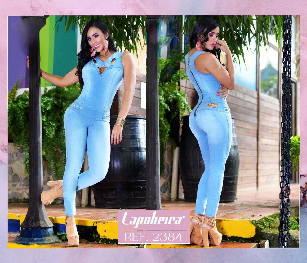 Ref. 006 -2384 ENTERIZO COLOMBIANO  LARGO LEVANTA COLA MANGA CORTA - ropacolombianaeneuropa