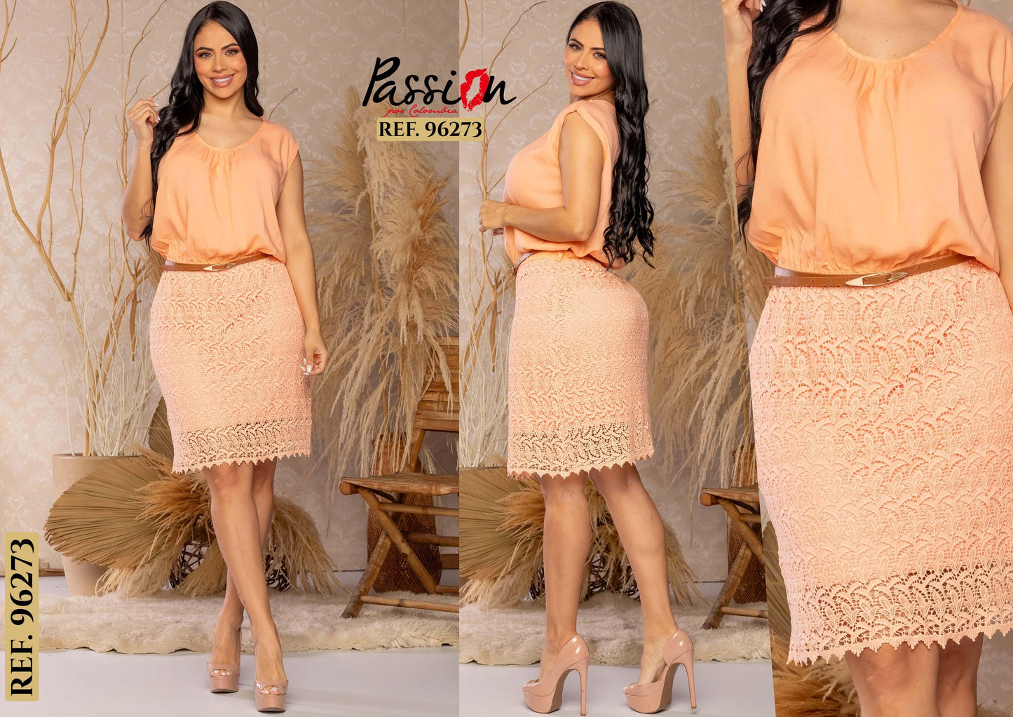 Ref. 030 -96273 Vestido Colombiana Passion - ropacolombianaeneuropa