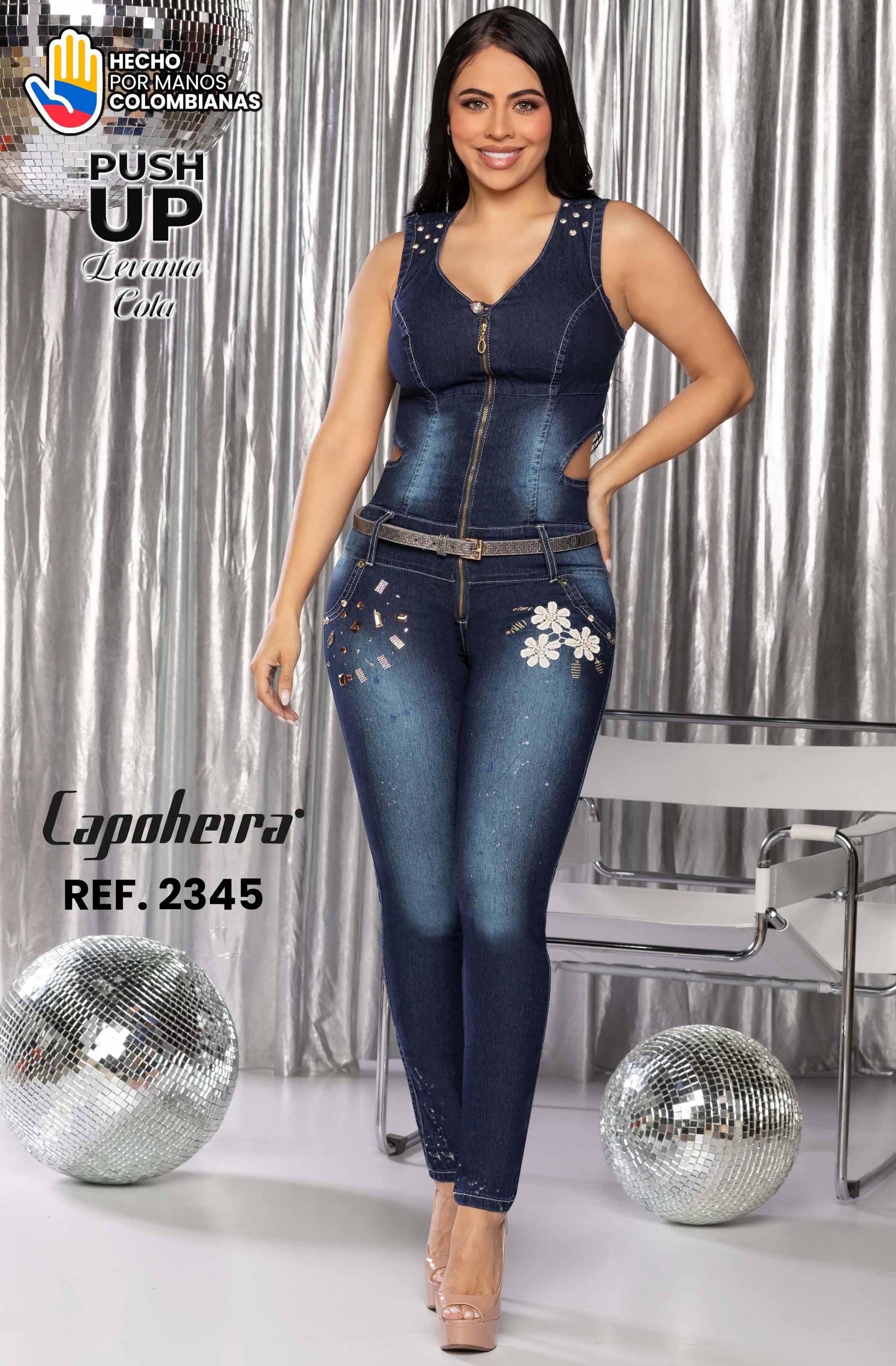 Ref. 006 -2345 ENTERIZO COLOMBIANO LEVANTACOLA - ropacolombianaeneuropa