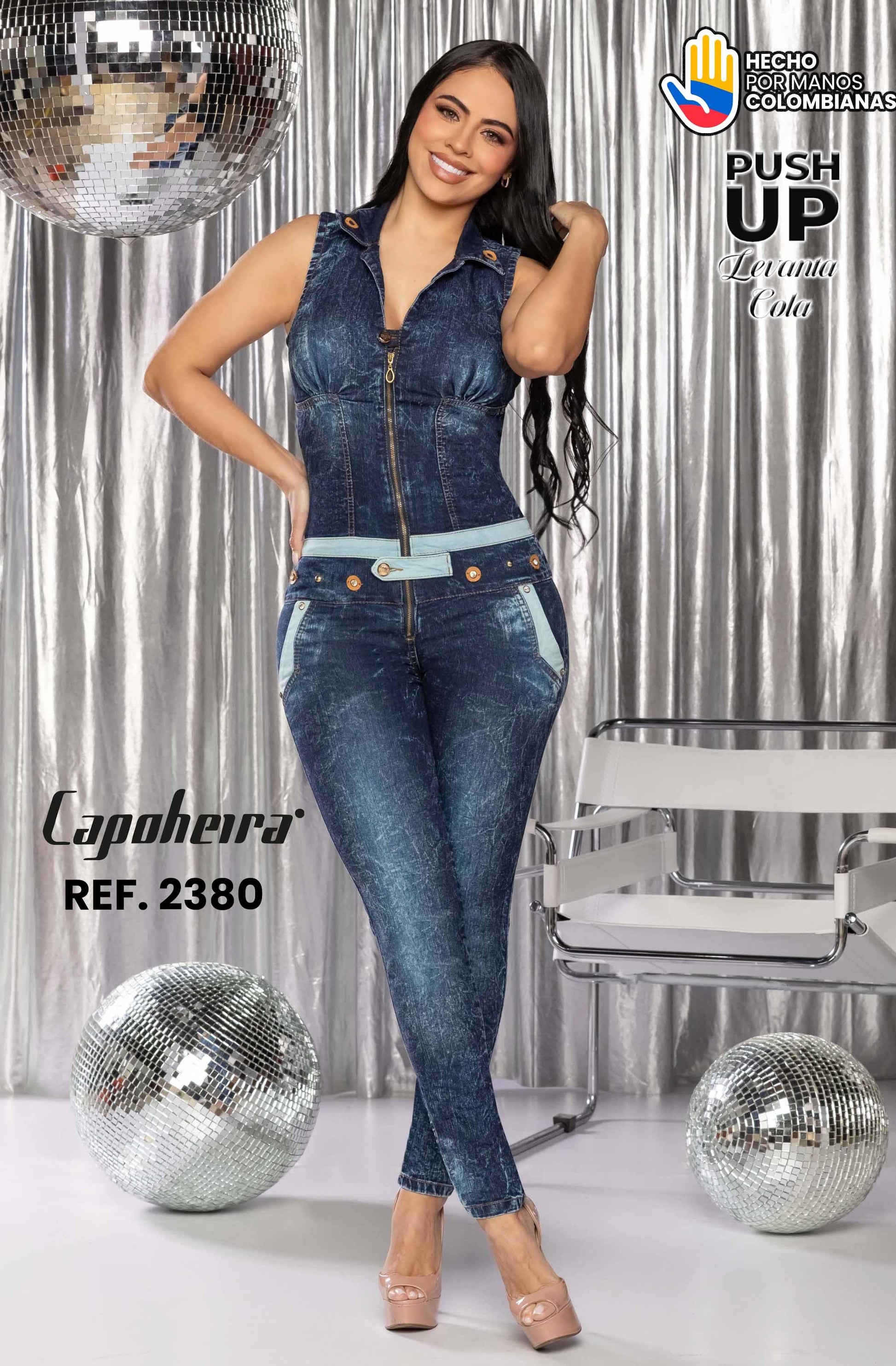 Ref. 006 -2380 ENTERIZO COLOMBIANO  LARGO LEVANTA COLA MANGA CORTA - ropacolombianaeneuropa